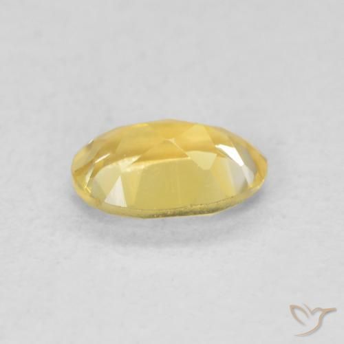 Citrino Dourado médio Natural 0.41ct, oval, VVS-VS