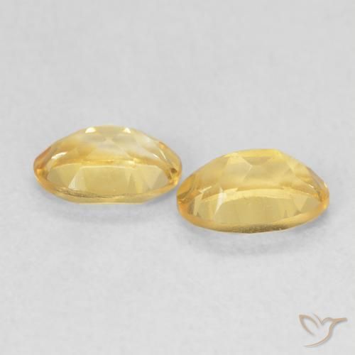 Pedras preciosas de Citrino ouro médio natural de 0.84 ct, oval, VVS-VS