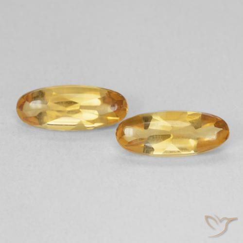 1.74ctw Natural Medium Light-Golden Citrino, oval, Transparente