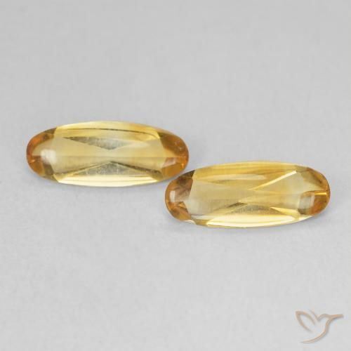 1.21ctw Natural Laranja Dourada Citrino, oval, Transparente