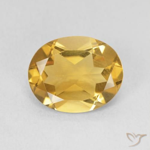 3.19ct Natural ouro profundo Citrino, oval, VVS-VS