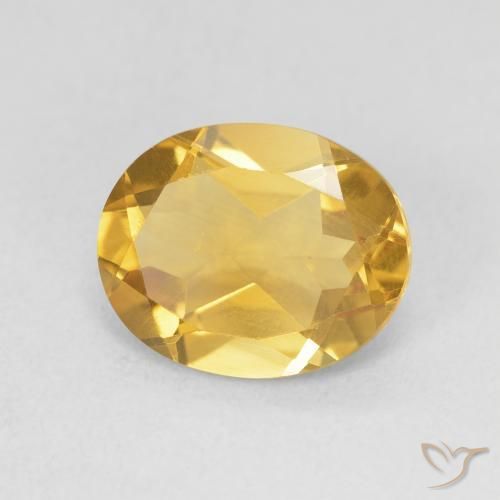 Citrino ouro profundo Natural 3.19ct, oval, VVS-VS