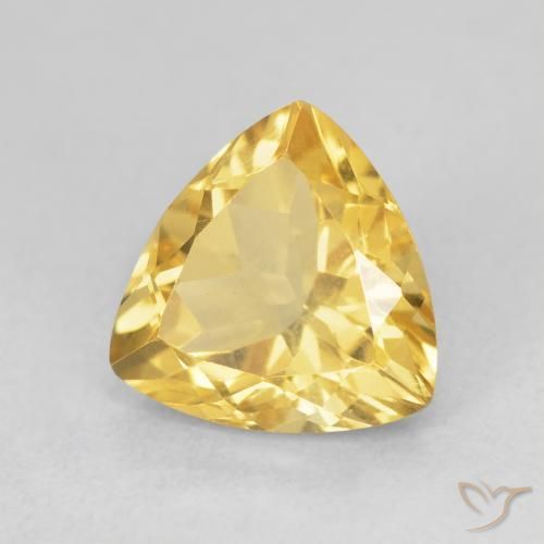 Citrino Dourado Natural 2.36ct, Trilhão, VVS-VS