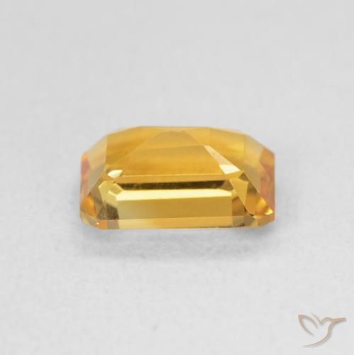 Citrino Medium Light-Golden Natural 1.32ct, Corte Octógono / Esmeralda, VS