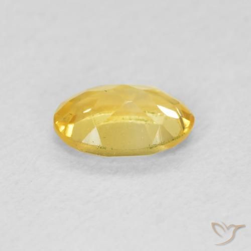 Citrino Laranja Dourada Natural 0.40ct, oval, VVS-VS