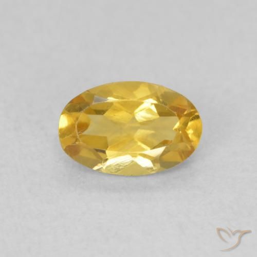 0.41ct Natural Dourado Citrino, oval, VVS-VS
