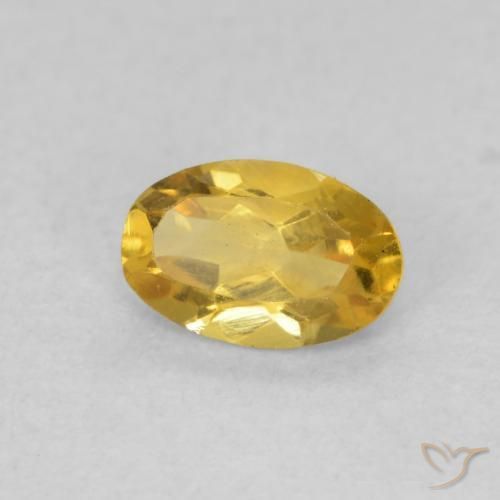 Citrino Dourado Natural 0.41ct, oval, VVS-VS