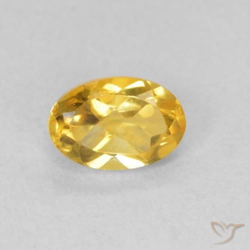 0.49ct Natural Dourado Citrino, oval, VVS
