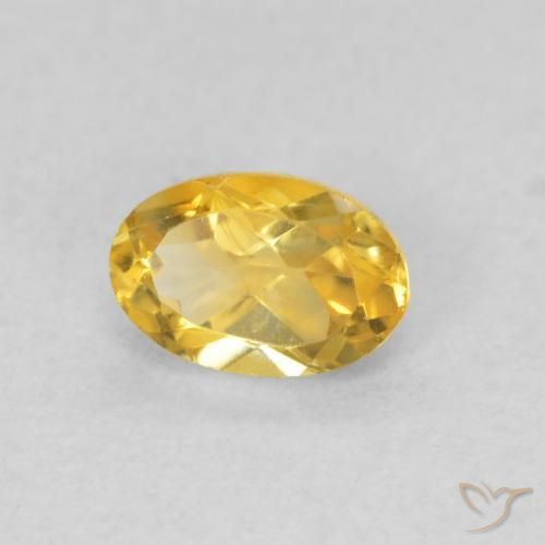 Citrino Dourado Natural 0.49ct, oval, VVS