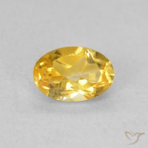 0.47ct Natural Dourado Citrino, oval, VVS-VS