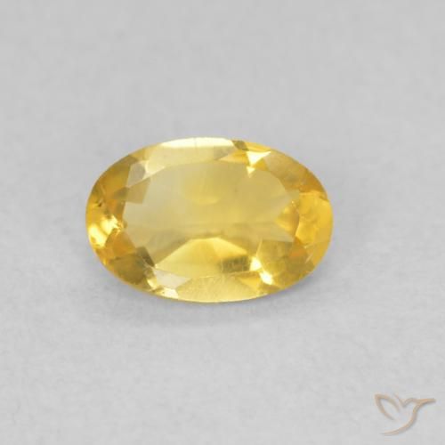 0.37ct Natural Dourado Citrino, oval, VVS-VS