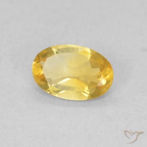 Citrino Dourado Natural 0.37ct, oval, VVS-VS