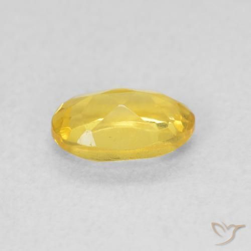 Citrino Dourado médio Natural 0.43ct, oval, VVS-VS
