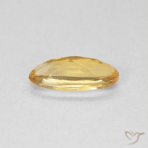 Citrino Laranja Dourado Profundo Natural 0.85ct, oval, Transparente