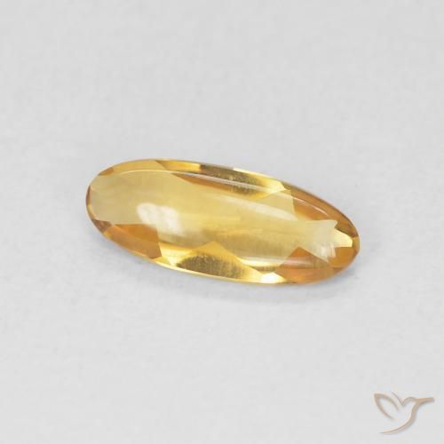 Citrino Medium Light-Golden Natural 0.68ct, oval, Transparente