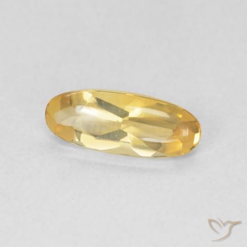 Citrino ouro médio Natural 0.91ct, oval, Transparente