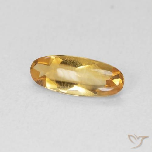 Citrino Medium Light-Golden Natural 0.78ct, oval, Transparente