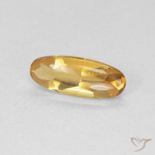 Citrino Medium Light-Golden Natural 0.87ct, oval, Transparente