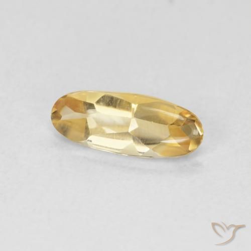 Citrino ouro médio Natural 0.80ct, oval, Transparente