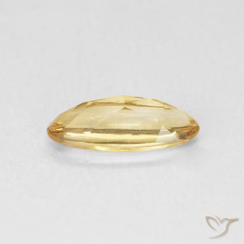 Citrino ouro médio Natural 0.80ct, oval, Transparente