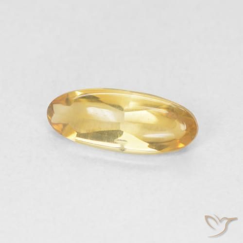 Citrino ouro médio Natural 0.86ct, oval, Transparente