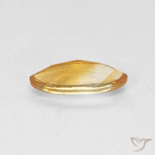 Citrino Laranja Dourada Natural 0.90ct, oval, Transparente