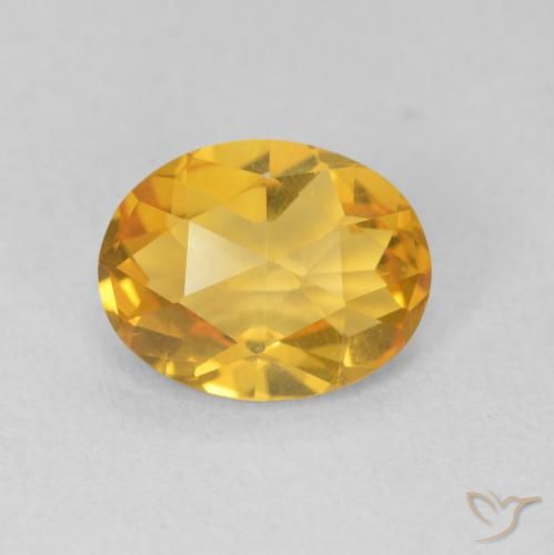 1.57ct Natural Dourado Escuro Citrino, oval, VVS-VS