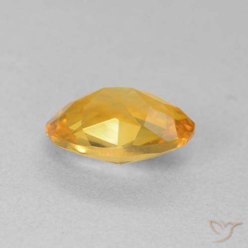 Citrino Dourado Escuro Natural 1.57ct, oval, VVS-VS