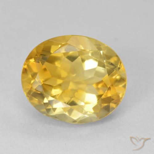 4.73ct Natural Laranja Dourada Citrino, oval, VVS-VS