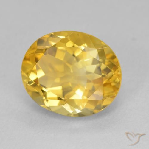 Citrino Laranja Dourada Natural 4.73ct, oval, VVS-VS