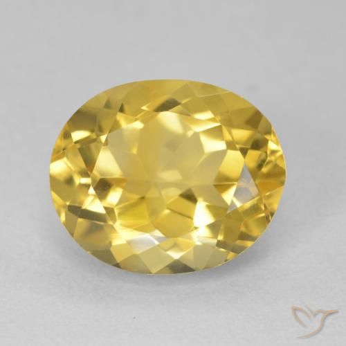 4.62ct Natural Dourado médio Citrino, oval, VVS-VS