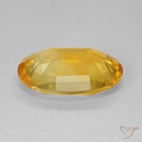Citrino Dourado Escuro Natural 5.76ct, oval, VVS