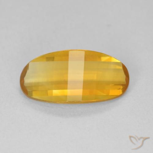2.48ct Natural Medium Light Orange-Gold Citrino, oval, VVS