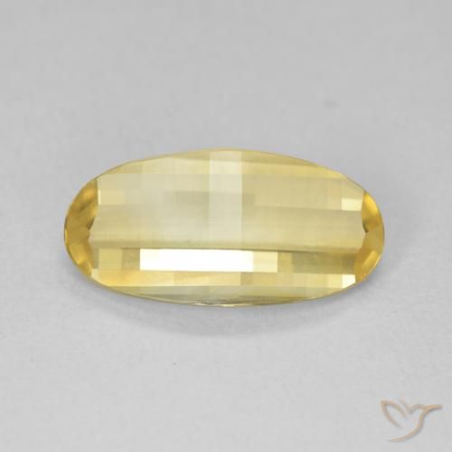 2.22ct Natural amarelo médio Citrino, oval, VVS