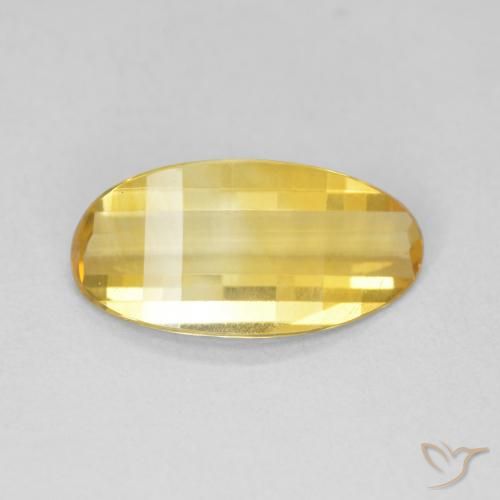 2.19ct Natural Laranja Dourada Citrino, oval, VVS