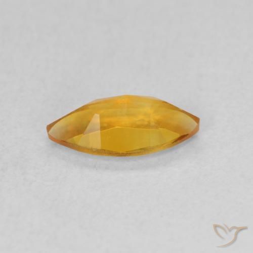 Citrino Laranja-Ouro Natural 0.48ct, Marquesa, VVS-VS