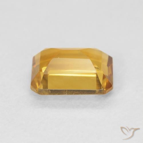 Citrino Laranja-Ouro Natural 1.44ct, Corte Octógono / Esmeralda, VVS