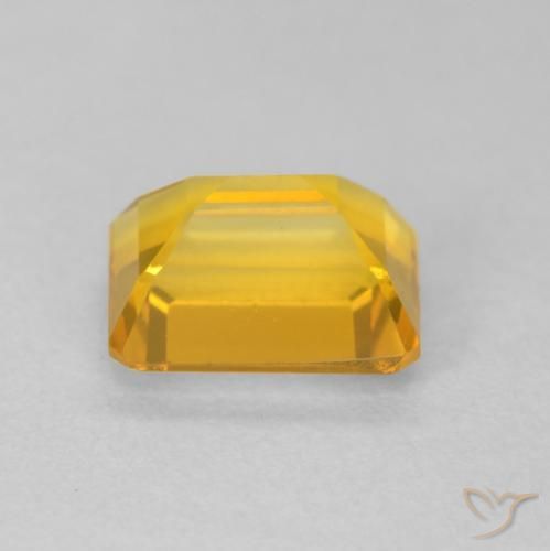 Citrino Dourado Natural 1.65ct, Corte Octógono / Esmeralda, VVS-VS