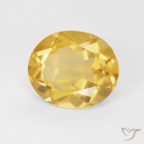 Citrino Laranja Dourada Natural 4.37ct, oval, VVS-VS