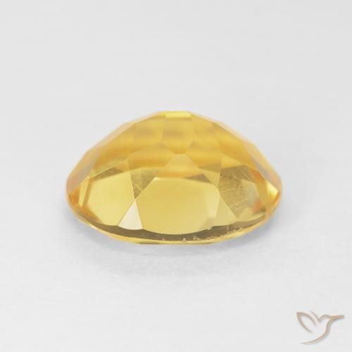 Citrino Laranja Dourada Natural 4.37ct, oval, VVS-VS