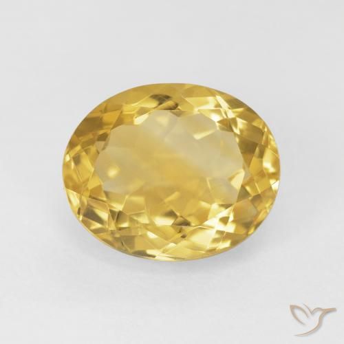 4.77ct Natural Dourado médio Citrino, oval, VVS-VS