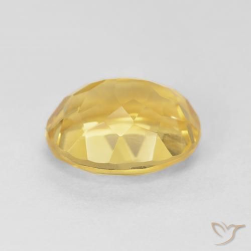 Citrino Dourado médio Natural 4.77ct, oval, VVS-VS