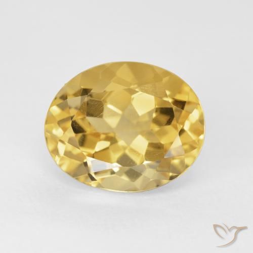 4.86ct Natural Dourado médio Citrino, oval, VVS-VS