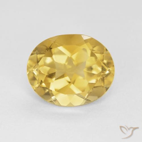 4.08ct Natural Dourado médio Citrino, oval, VVS-VS