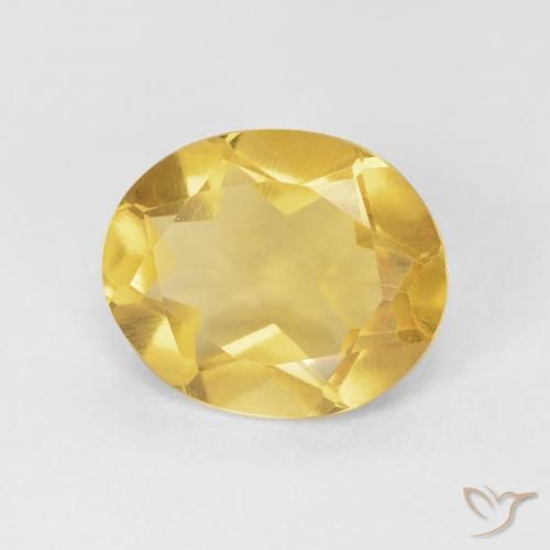 Citrino Laranja Dourada Natural 3.92ct, oval, VVS-VS
