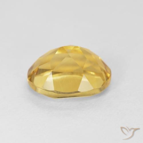 Citrino Dourado médio Natural 3.88ct, oval, VVS-VS