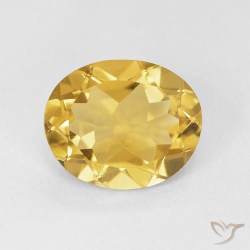 3.97ct Natural Laranja Dourada Citrino, oval, VVS-VS