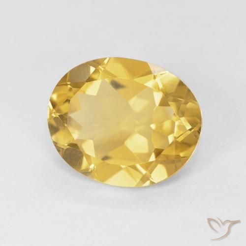 Citrino Laranja Dourada Natural 3.97ct, oval, VVS-VS