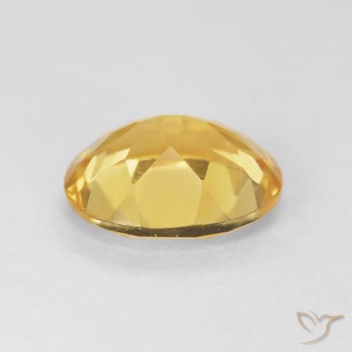 Citrino Laranja Dourada Natural 3.97ct, oval, VVS-VS