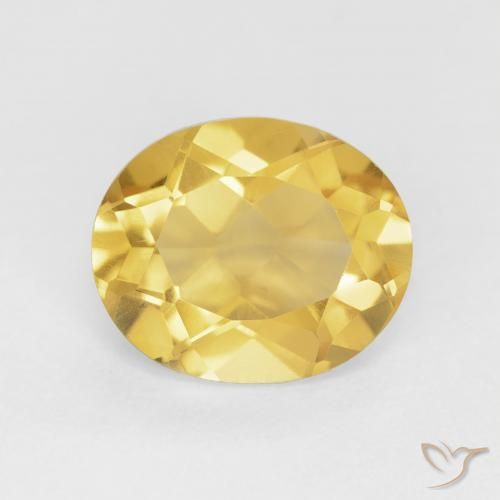 4.39ct Natural Dourado médio Citrino, oval, VVS-VS